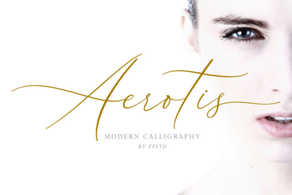 Aerotis: A Handwritten Font with Striking Visual Impact
