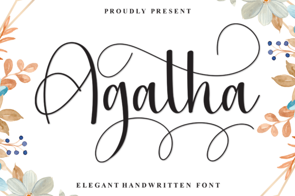 Agatha: A Handwritten Display Font for Authentic Connections