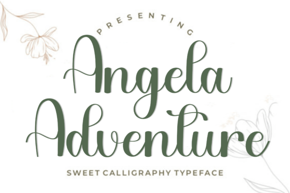 Angela Adventure: A Typeface for Whimsical Journeys