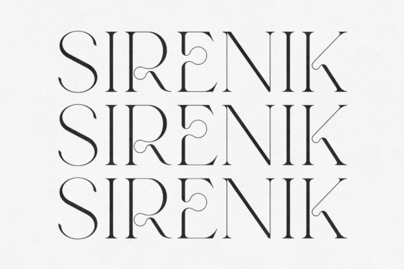 Architectural Precision Meets Avant-Garde Style: The Sirenik Font