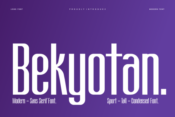 Bekyotan: A Bold Typeface for Authentic Branding