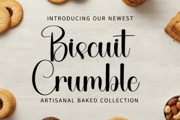 Biscuit Crumble: Artisanal Charm & Warmth in Every Letter