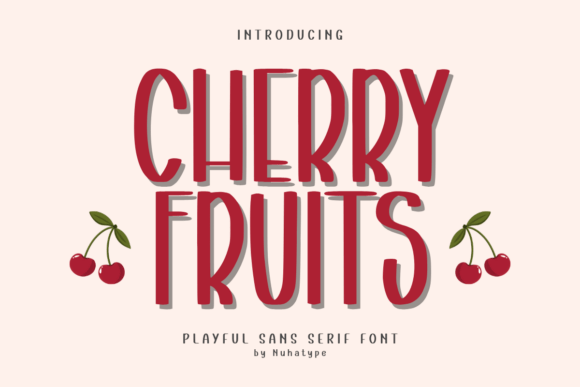 Cherry Fruits: A Handcrafted Font for Authentic Projects