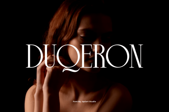 Duqeron: A Serif Display Typeface for Distinctive Branding