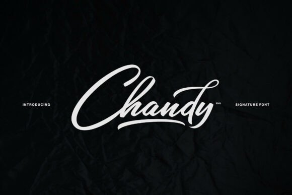 Elevate Your Brand with the Chandy Signature Typeface
