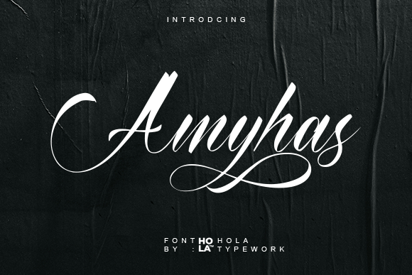 Elevating Your Designs with the Amyhas Script Font