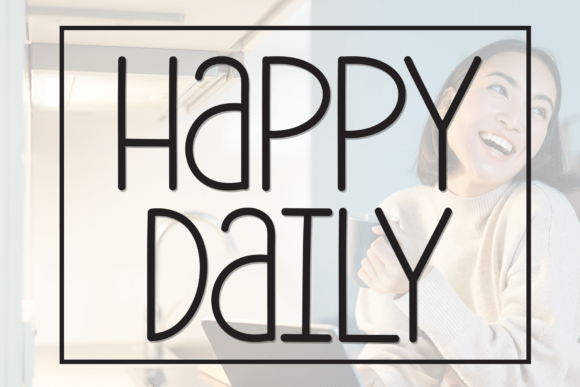 Happy Daily: The Warm Handwritten Font for Joyful Designs