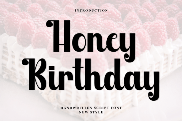 Honey Birthday: The Handwritten Script Font with Retro Soul