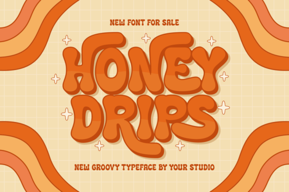 Honey Drips: The Retro Serif Font with Endless Charm
