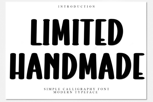 Limited Handmade: A Font That Brings Authentic Character to Your Work