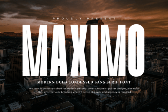Maximo: The Bold Condensed Sans Serif for Impactful Design