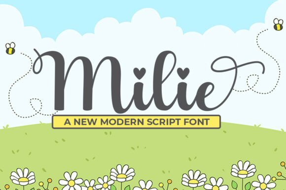 Milie: Where Sweet Handwritten Charm Meets Modern Elegance