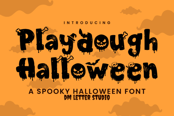 Playdough Halloween: Your Go-To Font for Spooky, Squishy Designs