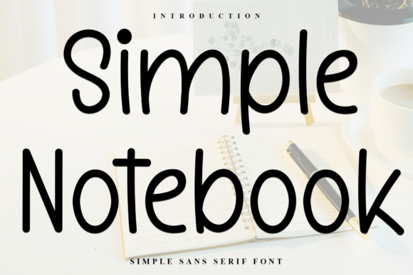 Simple Notebook: A Creative Font for Authentic Design