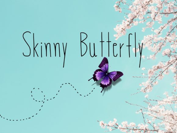 Skinny Butterfly: The Handwritten Font with Authentic Charm