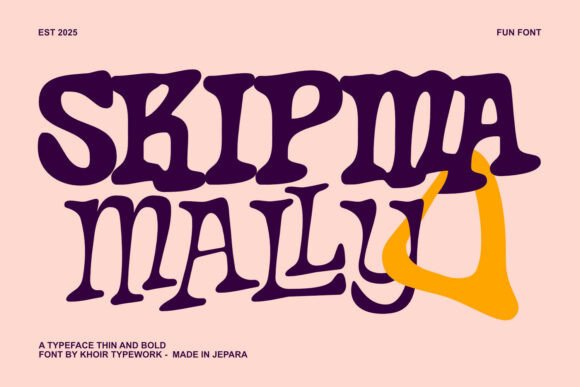Skipma Mally: A Creative Font with Character