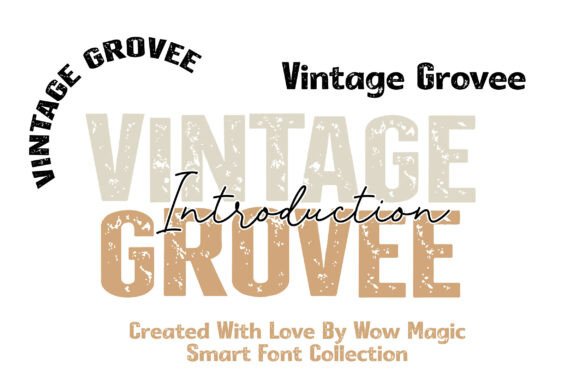 Vintage Grovee: The Bold Display Font for Nostalgic Branding
